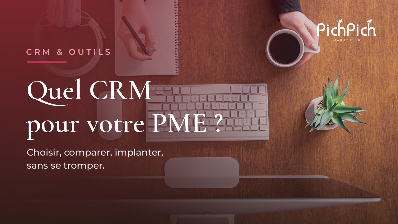 Espace de travail vu de haut, pour choisir et organiser un CRM de PME